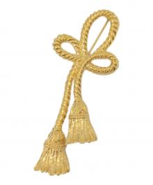 GIVENCHY（ジバンシィ）の古着「ヴィンテージロープブローチ」｜ゴールド