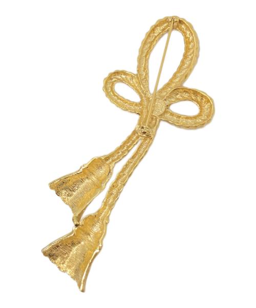 GIVENCHY（ジバンシィ）GIVENCHY (ジバンシィ) ヴィンテージロープブローチ ゴールド サイズ:下記参照の古着・服飾アイテム