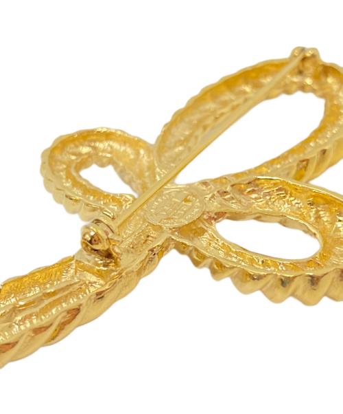 GIVENCHY（ジバンシィ）GIVENCHY (ジバンシィ) ヴィンテージロープブローチ ゴールド サイズ:下記参照の古着・服飾アイテム