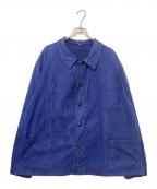 AU FUSILオウ フュージィ）の古着「モールスキンジャケット」｜ブルー