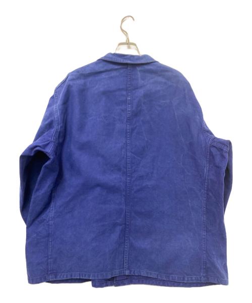 AU FUSIL（オウ フュージィ）AU FUSIL (オウ フュージィ) モールスキンジャケット ブルー サイズ:下記参照の古着・服飾アイテム