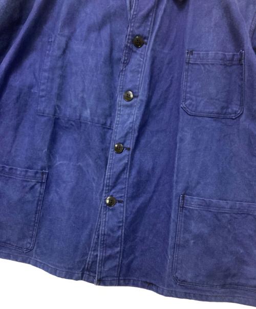 AU FUSIL（オウ フュージィ）AU FUSIL (オウ フュージィ) モールスキンジャケット ブルー サイズ:下記参照の古着・服飾アイテム