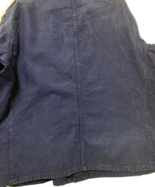 AU FUSIL（オウ フュージィ）AU FUSIL (オウ フュージィ) モールスキンジャケット ブルー サイズ:下記参照の古着・服飾アイテム