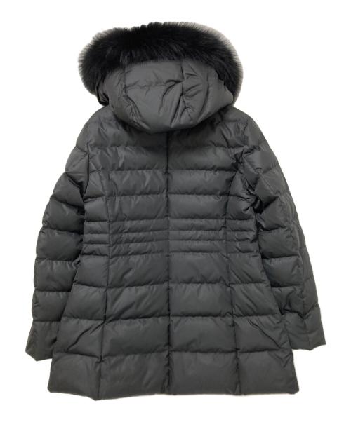 UNTITLED（アンタイトル）UNTITLED (アンタイトル) 撥水加工ミディダウンコート ブラック サイズ:2の古着・服飾アイテム