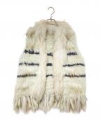 AGNOSTAGNOST）の古着「ファーベスト」｜ベージュ