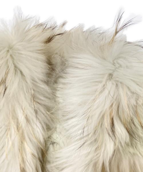 AGNOST（AGNOST）AGNOST (AGNOST) ファーベスト ベージュ サイズ:38の古着・服飾アイテム