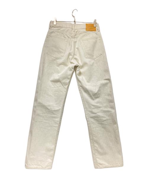 HAND ROOM（ハンドルーム）HAND ROOM (ハンドルーム) WIDE FIT 5 POCKET JEANS WHITE ベージュ サイズ:Sの古着・服飾アイテム