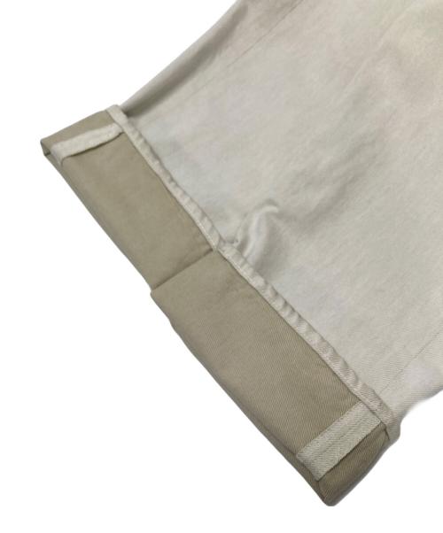 HAND ROOM（ハンドルーム）HAND ROOM (ハンドルーム) WIDE FIT 5 POCKET JEANS WHITE ベージュ サイズ:Sの古着・服飾アイテム