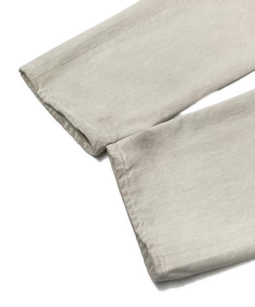 HAND ROOM（ハンドルーム）HAND ROOM (ハンドルーム) WIDE FIT 5 POCKET JEANS WHITE ベージュ サイズ:Sの古着・服飾アイテム