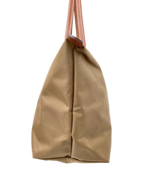 LONGCHAMP（ロンシャン）LONGCHAMP (ロンシャン) ルプリアージュトートバッグ グリーン×ブラウン サイズ:下記参照の古着・服飾アイテム