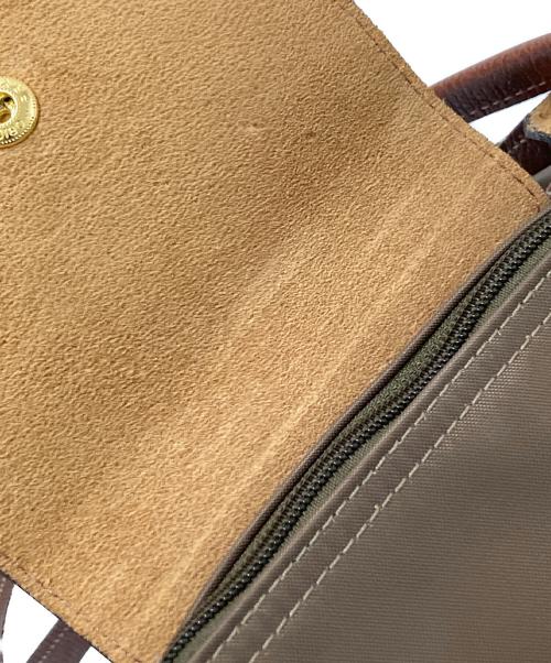 LONGCHAMP（ロンシャン）LONGCHAMP (ロンシャン) ルプリアージュトートバッグ グリーン×ブラウン サイズ:下記参照の古着・服飾アイテム