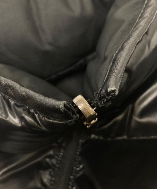 MONCLER（モンクレール）MONCLER (モンクレール) リバーシブルロングダウンジャケット ブラック サイズ:1の古着・服飾アイテム