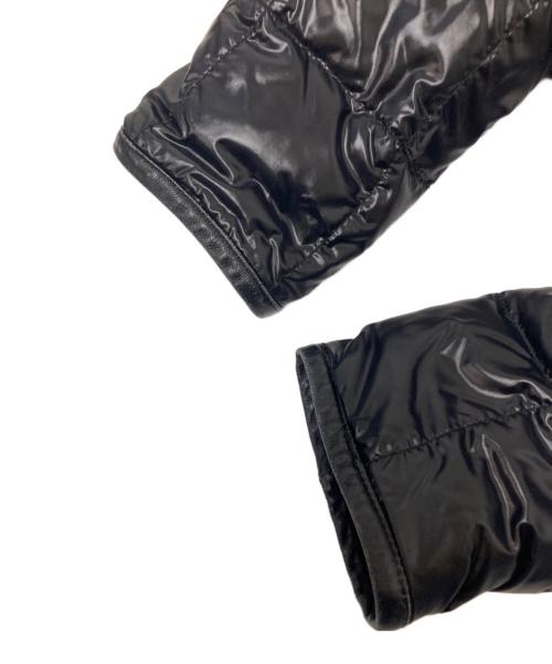 MONCLER（モンクレール）MONCLER (モンクレール) リバーシブルロングダウンジャケット ブラック サイズ:1の古着・服飾アイテム
