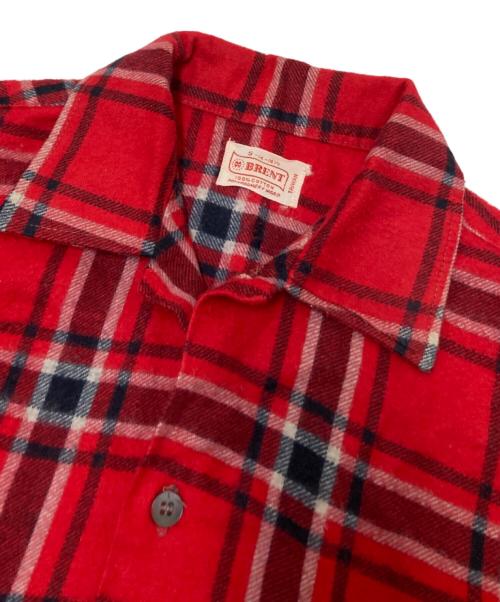 MONTGOMERY WARD（モンゴメリーワード）MONTGOMERY WARD (モンゴメリーワード) 60‘Sプリントネルシャツ レッド サイズ:Sの古着・服飾アイテム