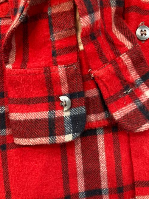 MONTGOMERY WARD（モンゴメリーワード）MONTGOMERY WARD (モンゴメリーワード) 60‘Sプリントネルシャツ レッド サイズ:Sの古着・服飾アイテム