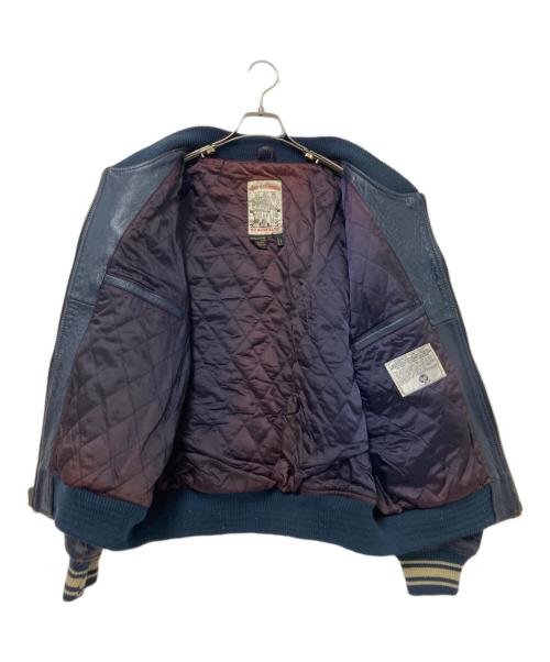 AVIREX（アヴィレックス）AVIREX (アヴィレックス) レザージャケット ネイビー サイズ:下記参照の古着・服飾アイテム