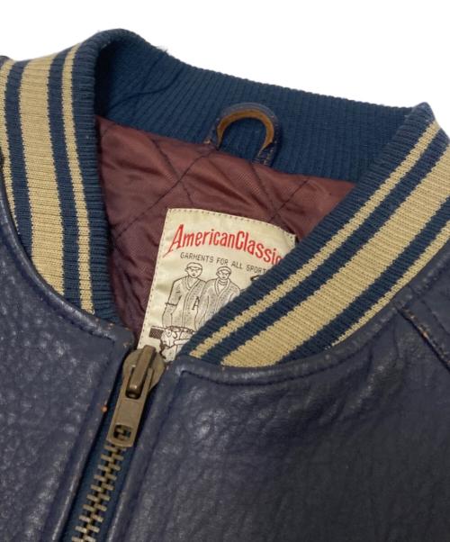 AVIREX（アヴィレックス）AVIREX (アヴィレックス) レザージャケット ネイビー サイズ:下記参照の古着・服飾アイテム