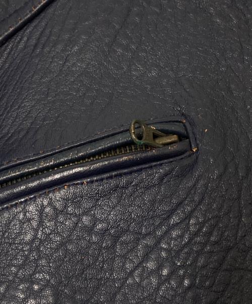 AVIREX（アヴィレックス）AVIREX (アヴィレックス) レザージャケット ネイビー サイズ:下記参照の古着・服飾アイテム