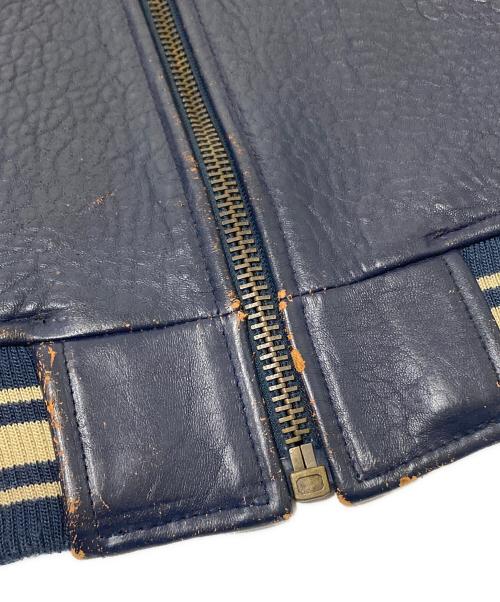 AVIREX（アヴィレックス）AVIREX (アヴィレックス) レザージャケット ネイビー サイズ:下記参照の古着・服飾アイテム