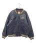 AVIREX（アヴィレックス）の古着「レザージャケット」｜ネイビー