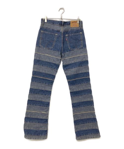 Hysteric Glamour（ヒステリックグラマー）Hysteric Glamour (ヒステリックグラマー) スクラッチフレアデニムパンツ インディゴ サイズ:W29の古着・服飾アイテム