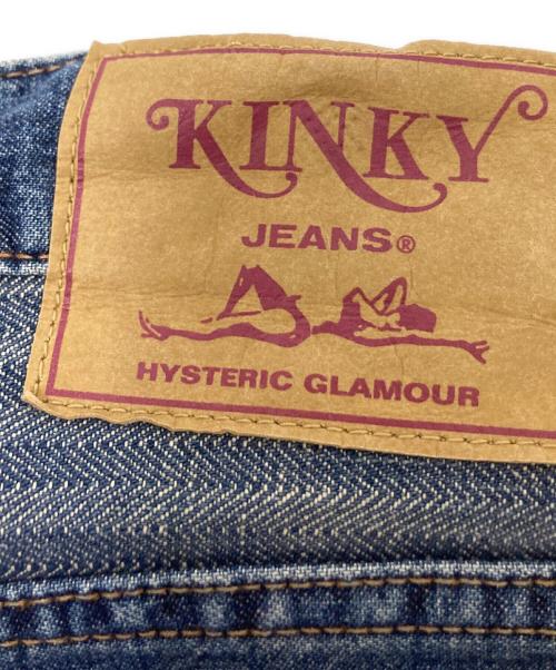 Hysteric Glamour（ヒステリックグラマー）Hysteric Glamour (ヒステリックグラマー) スクラッチフレアデニムパンツ インディゴ サイズ:W29の古着・服飾アイテム