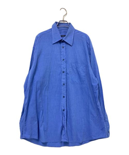 GUCCI（グッチ）GUCCI (グッチ) ドレスシャツ ブルー サイズ:43/17の古着・服飾アイテム