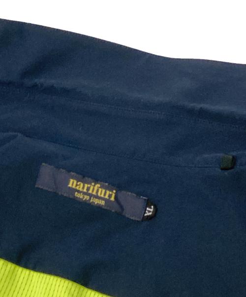 narifuri（ナリフリ）narifuri (ナリフリ) UPR ベンチレーションシャツ ネイビー×イエロー サイズ:XLの古着・服飾アイテム