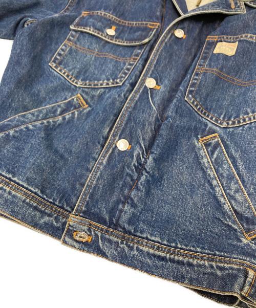 POLO RALPH LAUREN（ポロ・ラルフローレン）POLO RALPH LAUREN (ポロ・ラルフローレン) フードドッキングデニムジャケット インディゴ×グレー サイズ:下記参照の古着・服飾アイテム