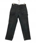 Dickiesディッキーズ）の古着「ダブルニーペインターパンツ」｜ブラック