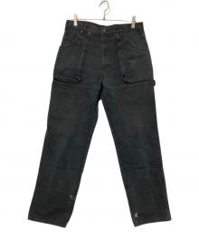 Dickies（ディッキーズ）の古着「ダブルニーペインターパンツ」｜ブラック