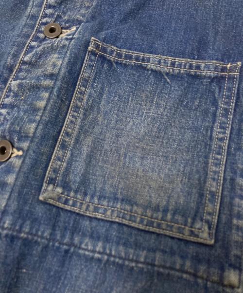 MINEDENIM（マインデニム）MINEDENIM (マインデニム) G.Nep Denim Liner Coverall JKT インディゴ×レッド サイズ:3の古着・服飾アイテム