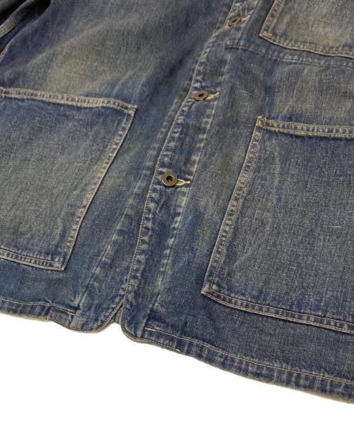 MINEDENIM（マインデニム）MINEDENIM (マインデニム) G.Nep Denim Liner Coverall JKT インディゴ×レッド サイズ:3の古着・服飾アイテム