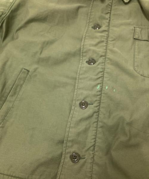 U'S NAVY（ユーエスネイビー）U'S NAVY (ユーエスネイビー) A-2 Deck Jacket（エーツー デッキ ジャケット） グリーン サイズ:XLの古着・服飾アイテム