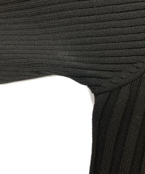 Adam et Rope（アダム エ ロペ）Adam et Rope (アダム エ ロペ) MIXパターンハーフスリーブワンピース ブラック サイズ:Fの古着・服飾アイテム