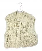 TODAYFULトゥデイフル）の古着「Chunky Hand Knitvest」｜ベージュ
