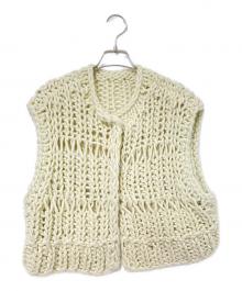 TODAYFUL（トゥデイフル）の古着「Chunky Hand Knitvest」｜ベージュ
