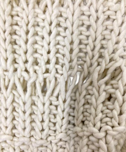 TODAYFUL（トゥデイフル）TODAYFUL (トゥデイフル) Chunky Hand Knitvest ベージュ サイズ:Fの古着・服飾アイテム