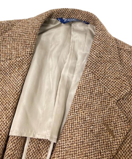 POLO RALPH LAUREN（ポロ・ラルフローレン）POLO RALPH LAUREN (ポロ・ラルフローレン) ウールテーラードジャケット ブラウン サイズ:Mの古着・服飾アイテム