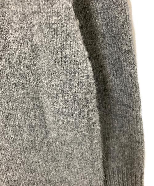 NOLLEY'S（ノーリーズ）NOLLEY'S (ノーリーズ) カシミヤ混MUSICゆったりVネックカーディガン グレー サイズ:38の古着・服飾アイテム