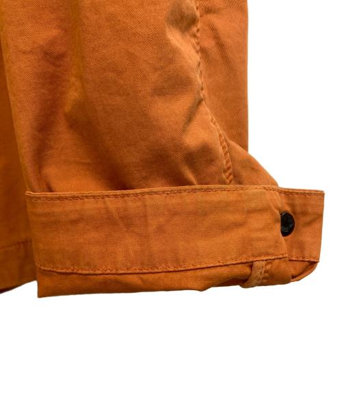 STONE ISLAND（ストーンアイランド）STONE ISLAND (ストーンアイランド) スーピマコットンストレッチツイルフーデッドブルゾン オレンジ サイズ:Mの古着・服飾アイテム
