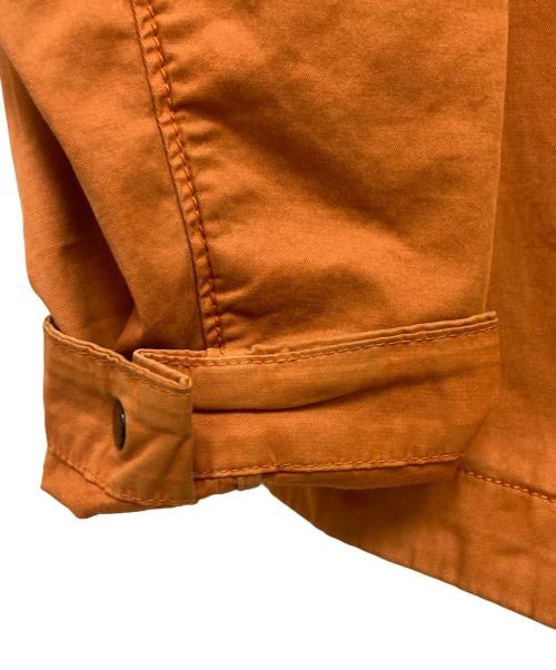 STONE ISLAND（ストーンアイランド）STONE ISLAND (ストーンアイランド) スーピマコットンストレッチツイルフーデッドブルゾン オレンジ サイズ:Mの古着・服飾アイテム