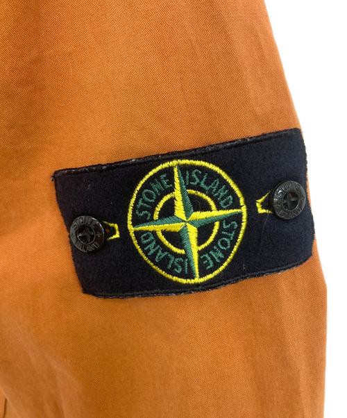 STONE ISLAND（ストーンアイランド）STONE ISLAND (ストーンアイランド) スーピマコットンストレッチツイルフーデッドブルゾン オレンジ サイズ:Mの古着・服飾アイテム
