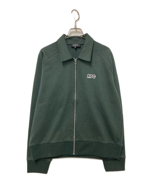 A.P.C.（アーペーセー）A.P.C. (アーペーセー) Binault ブルゾン グリーン サイズ:XSの古着・服飾アイテム