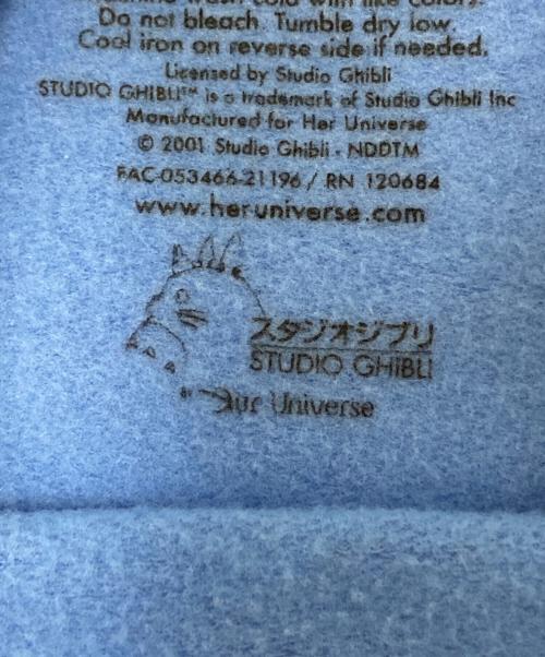 STUDIO GHIBLI（スタジオジブリ）STUDIO GHIBLI (スタジオジブリ) クルーネックスウェット ブルー サイズ:XLの古着・服飾アイテム