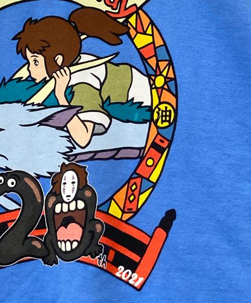 STUDIO GHIBLI（スタジオジブリ）STUDIO GHIBLI (スタジオジブリ) クルーネックスウェット ブルー サイズ:XLの古着・服飾アイテム