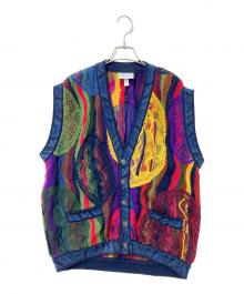 Coogi（クージー）の古着「3Dニットベスト」｜マルチカラー