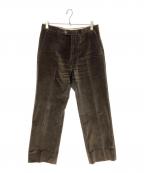 ARMANI COLLEZIONIアルマーニ コレツィオーニ）の古着「ベルベットパンツ」｜ブラウン
