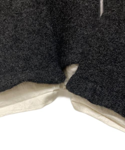 pillings（ピリングス）pillings (ピリングス) フィリング フーディー ブルゾン グレー×アイボリー サイズ:FREEの古着・服飾アイテム