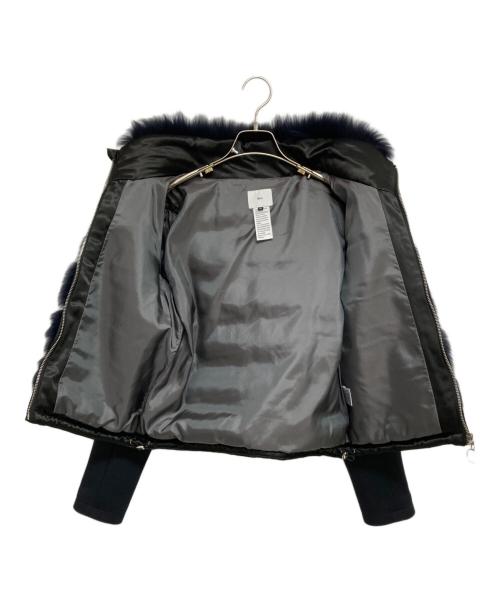 Sov.（ソブ）Sov. (ソブ) FOXダウンジャケット ブラック×ネイビー サイズ:36の古着・服飾アイテム